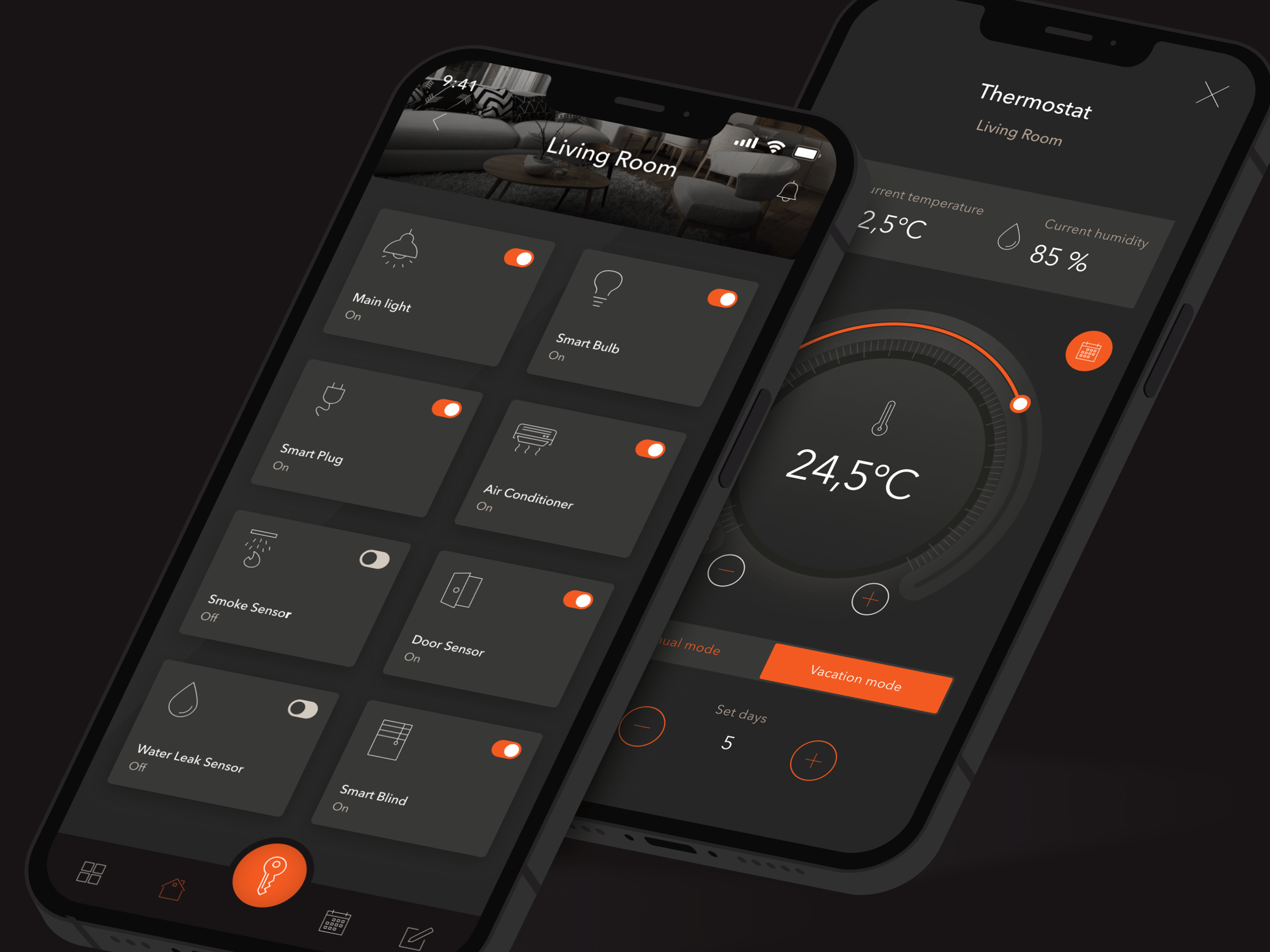 Living Smart Home képernyő 2
